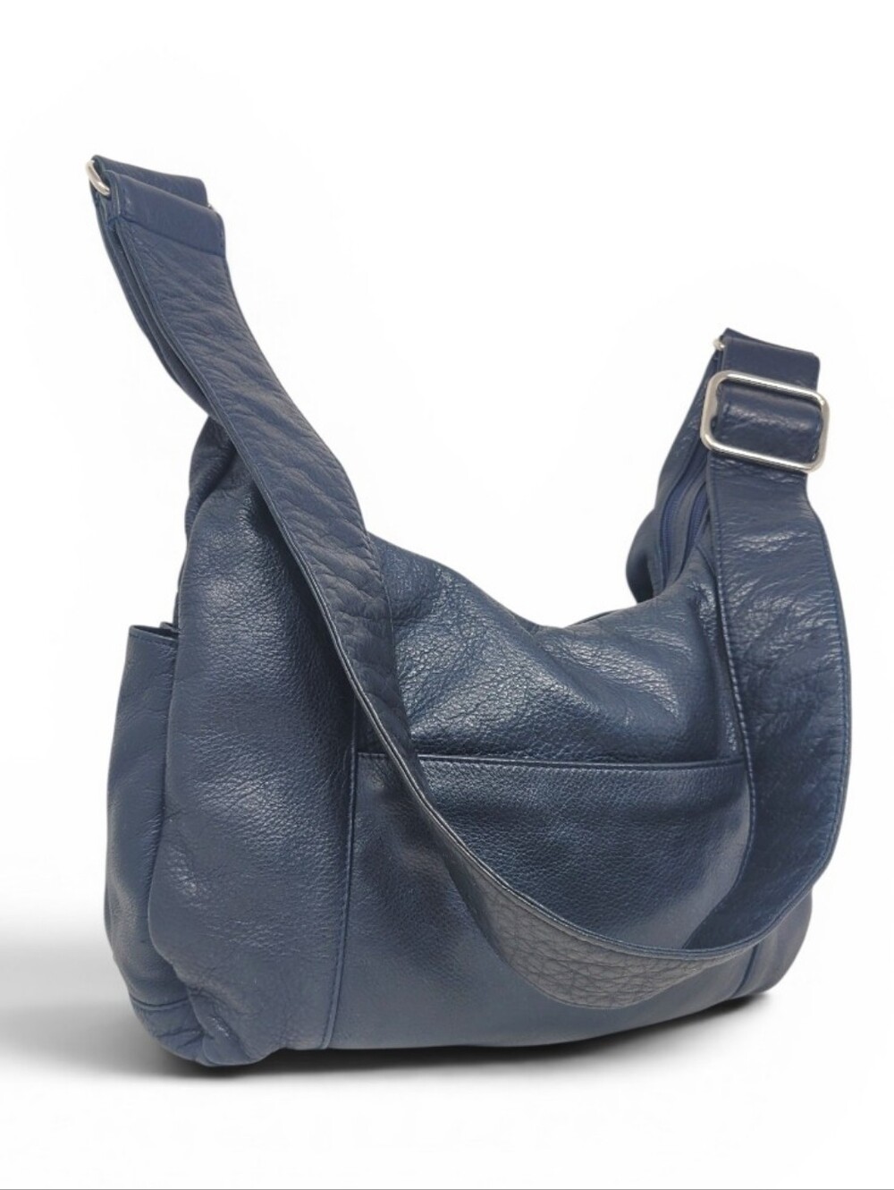 Coronada Blue Leather Hobo Concealed Carry